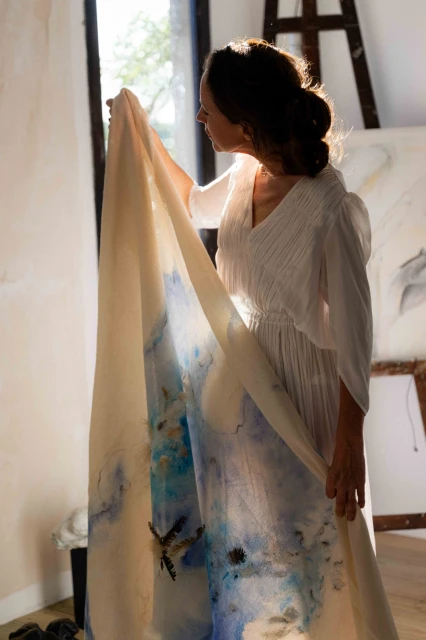 Eva Claessens is exhibiting her artworks throughout the summer at Château Sainte Roseline.