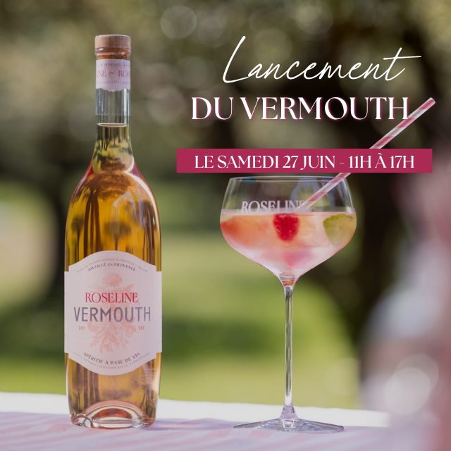Lancement du Vermouth rosé de Roseline