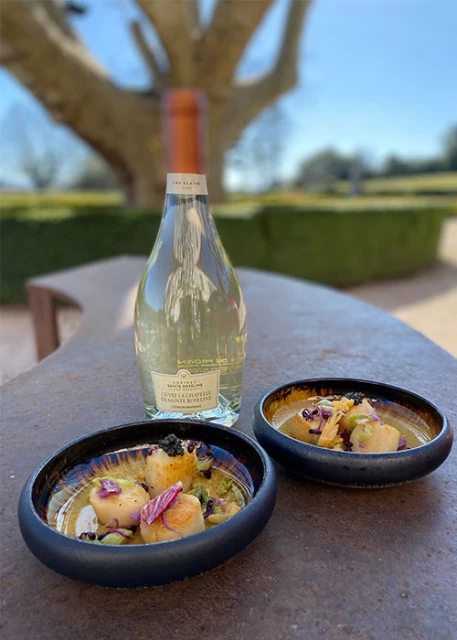 chateau sainte roseline recette de chef saint jacques de pierre lorin 2