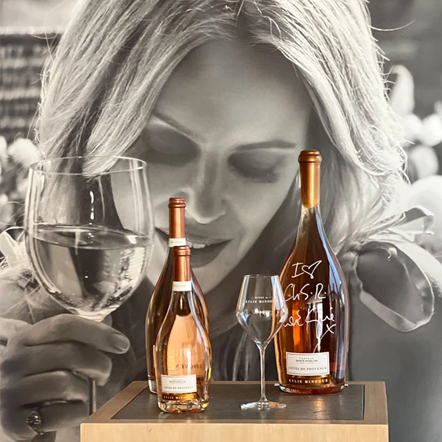 chateau sainte roseline lancement cuvee kylie minogue