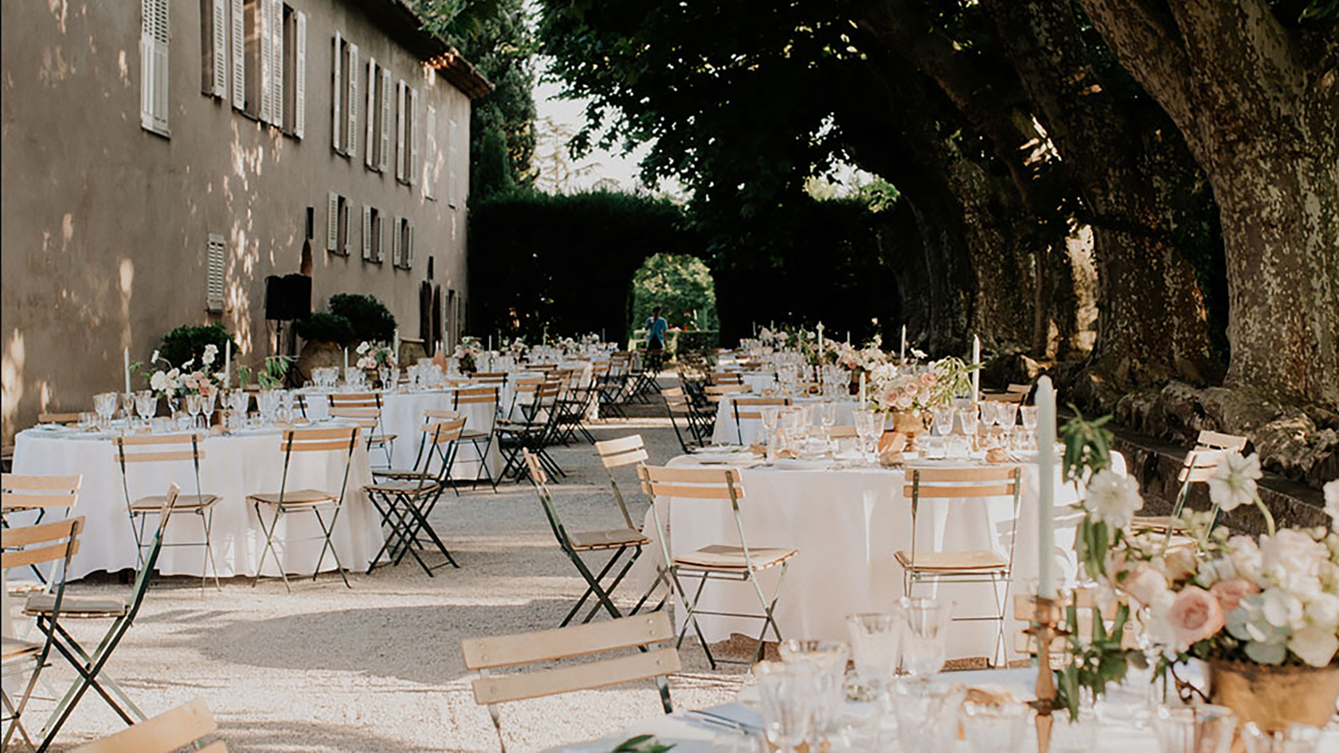 Château Sainte Roseline privates and professionals events, weddings, seminars 